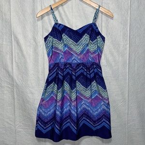American Eagle Outfitters Colorful Geometric Dress Size 0